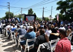 Escobar: Sujarchuk, Manzur, Katopodis, Nardini y Beto Ramil inauguraron la obra de pavimentación en Los Tulipanes